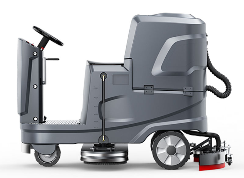 使用洗地機清潔環氧樹脂地板